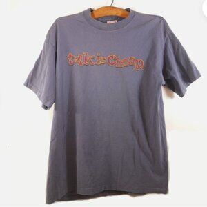 Vintage Mens Sz XL T-Shirt Talk is Cheap Walk The Walk Christian Tee John 2:6